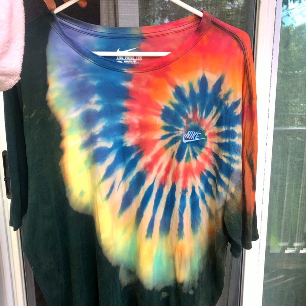 Nike tie dye spiral T-shirt